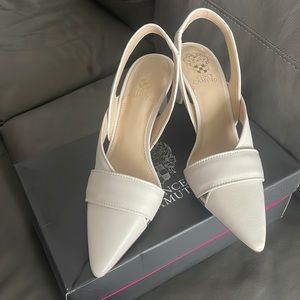 Vince Camuto Beige Heels size 7.5 M